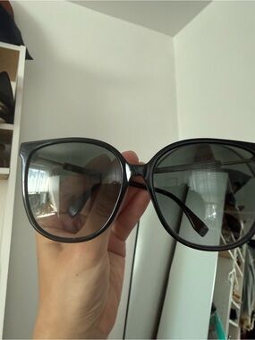 Fendi Black Cat-Eye Sunglasses for Women